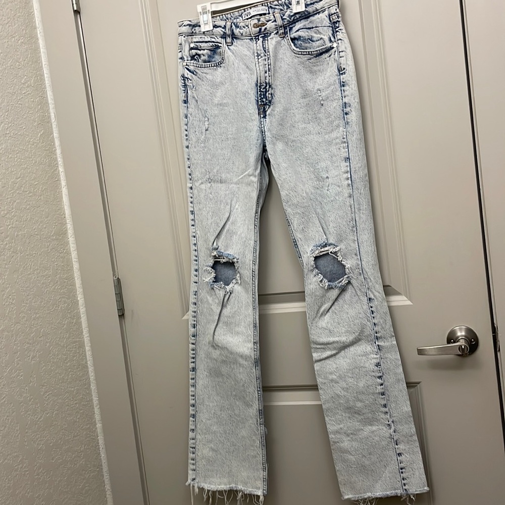 Distressed Zara jeans